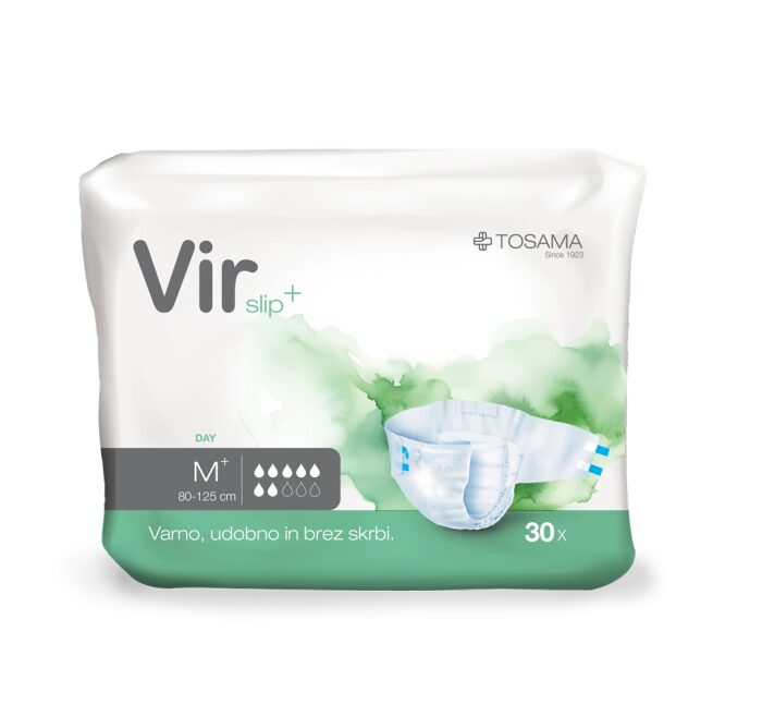 Vir Slip+ Day Medium dnevne hlačne predloge, 30 predlog