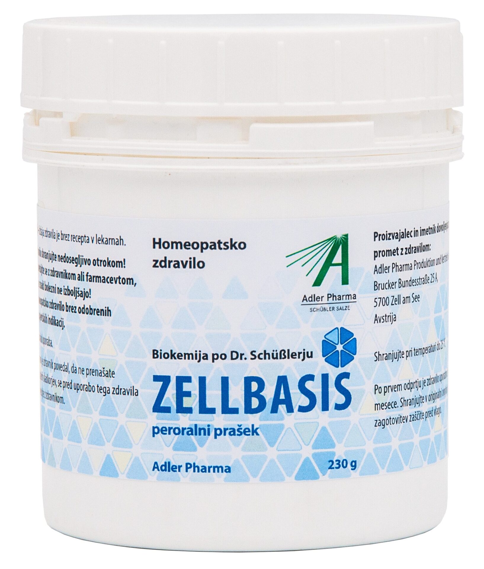 Zellbasis peroralni prašek, 230 g