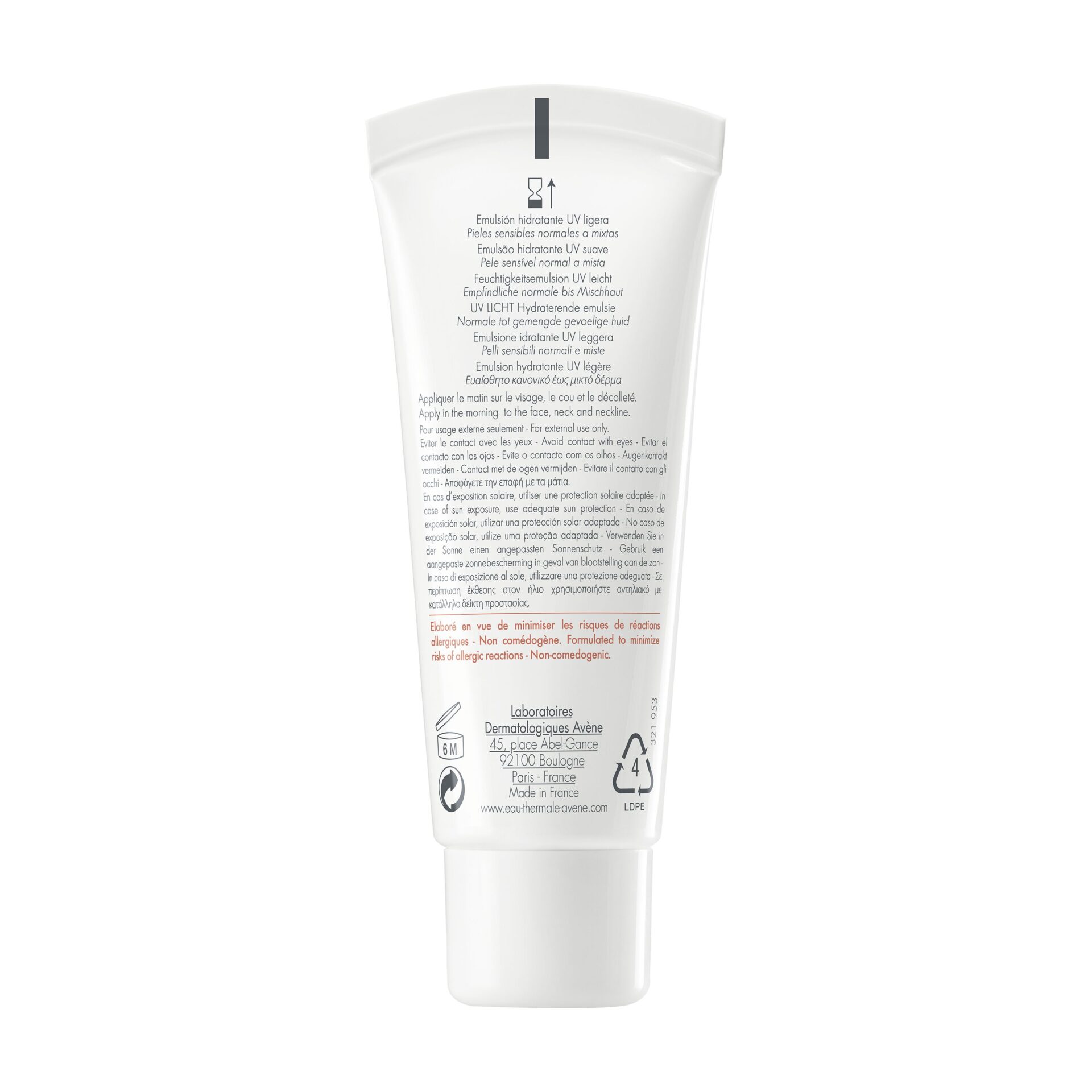 Avène Hydrance Light vlažilna krema ZF 30, 40 ml