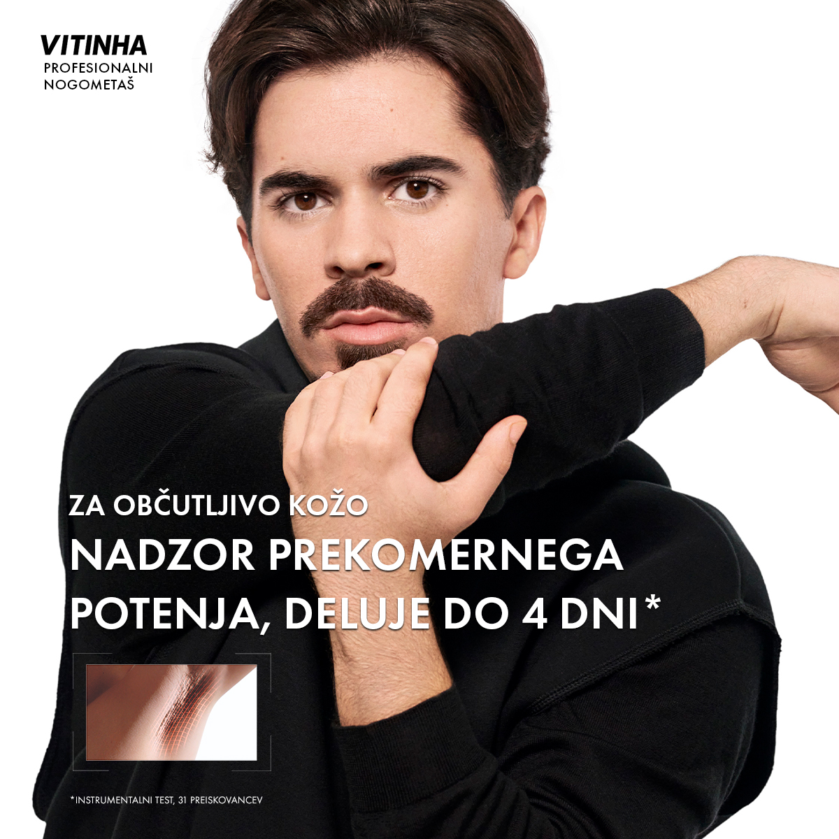 Vichy Deo Clinical Control Sensitive dezodorant antiperspirant proti potenju 96h roll-on, 50 ml
