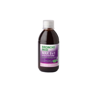 Bronchomed MAX 8 v 1 sirup proti kašlju, 200 ml