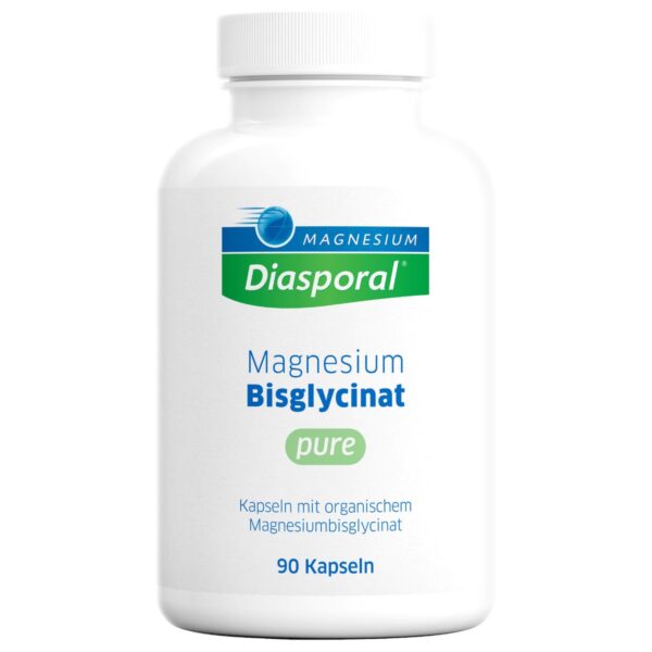 Magnesium-Diasporal pure magnezijev bisglicinat kapsule, 90 kapsul
