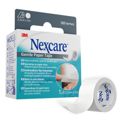 Nexcare lepilni trak (bela barva), 2,5 cm × 5 m