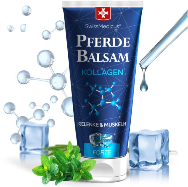SwissMedicus Konjski balzam s kolagenom hladilni, 200 ml