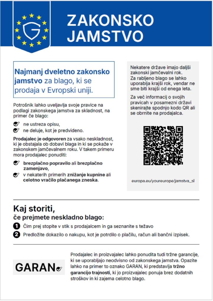 Zakonsko jamstvo za skladnost
