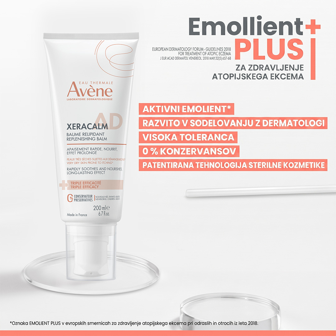 Avène XeraCalm A.D balzam za obnovo lipidov, 200 ml