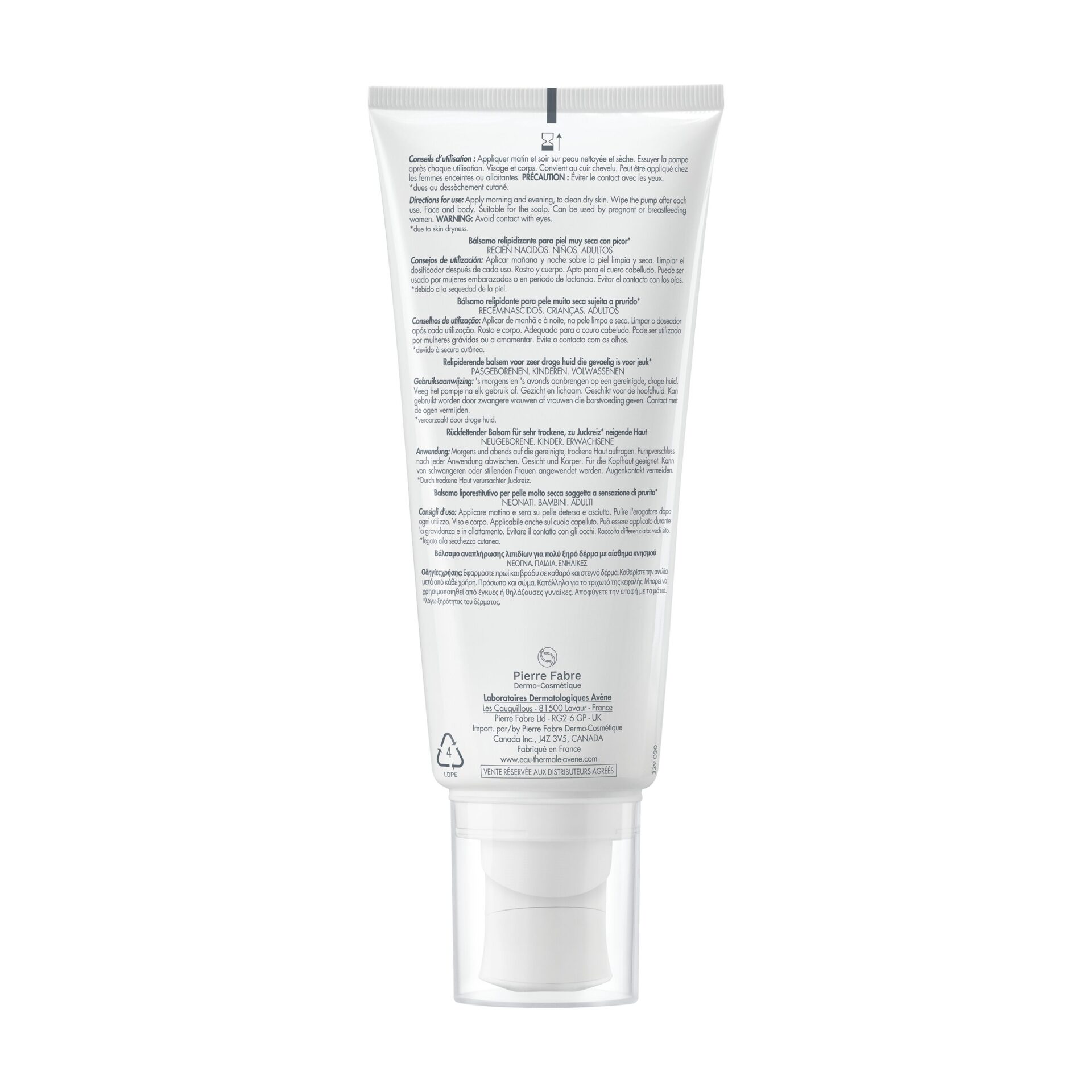 Avène XeraCalm A.D balzam za obnovo lipidov, 200 ml