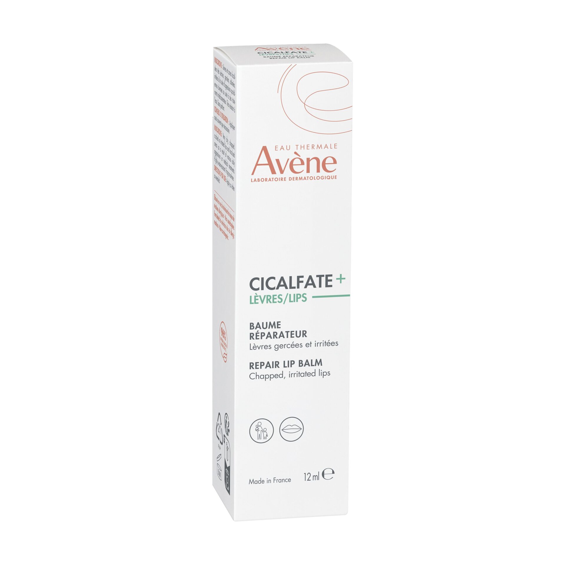 Avène Cicalfate+ obnavljajoči balzam za ustnice, 12 ml