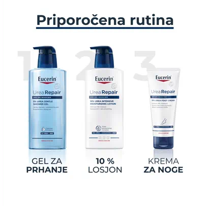 Eucerin UreaRepair nežni gel za prhanje 5 % urea, 400 ml