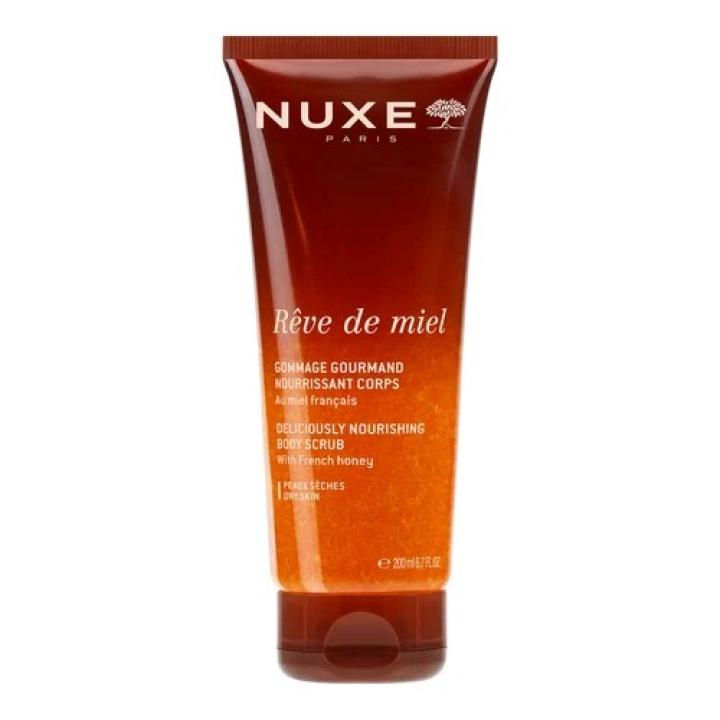 Nuxe Rêve de Miel hranilni piling za telo, 200 ml