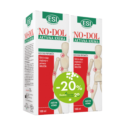 Nodol Aktivna krema, 2x 100 ml