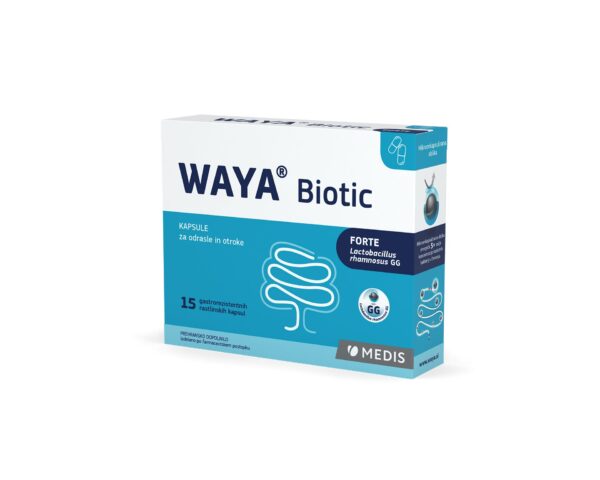 WAYA Biotic kapsule za odrasle in otroke, 15 kapsul